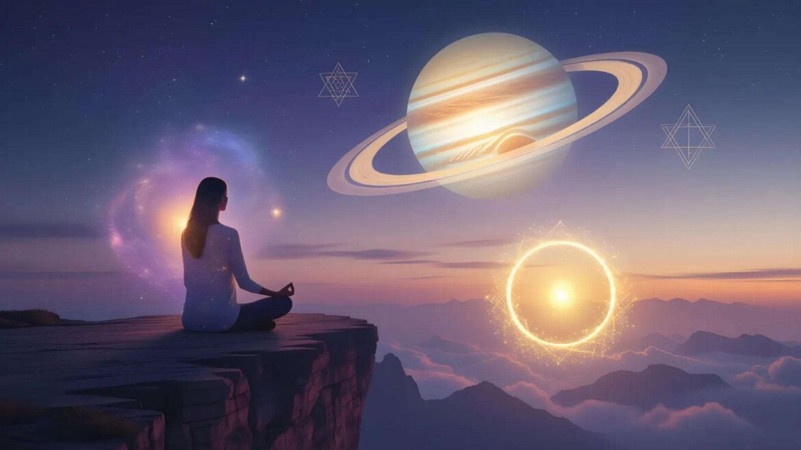 Illustration of Jupiter symbolizing wisdom, learning, and spirituality in Vedic Astrology